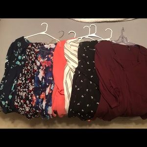 Assorted dress tops